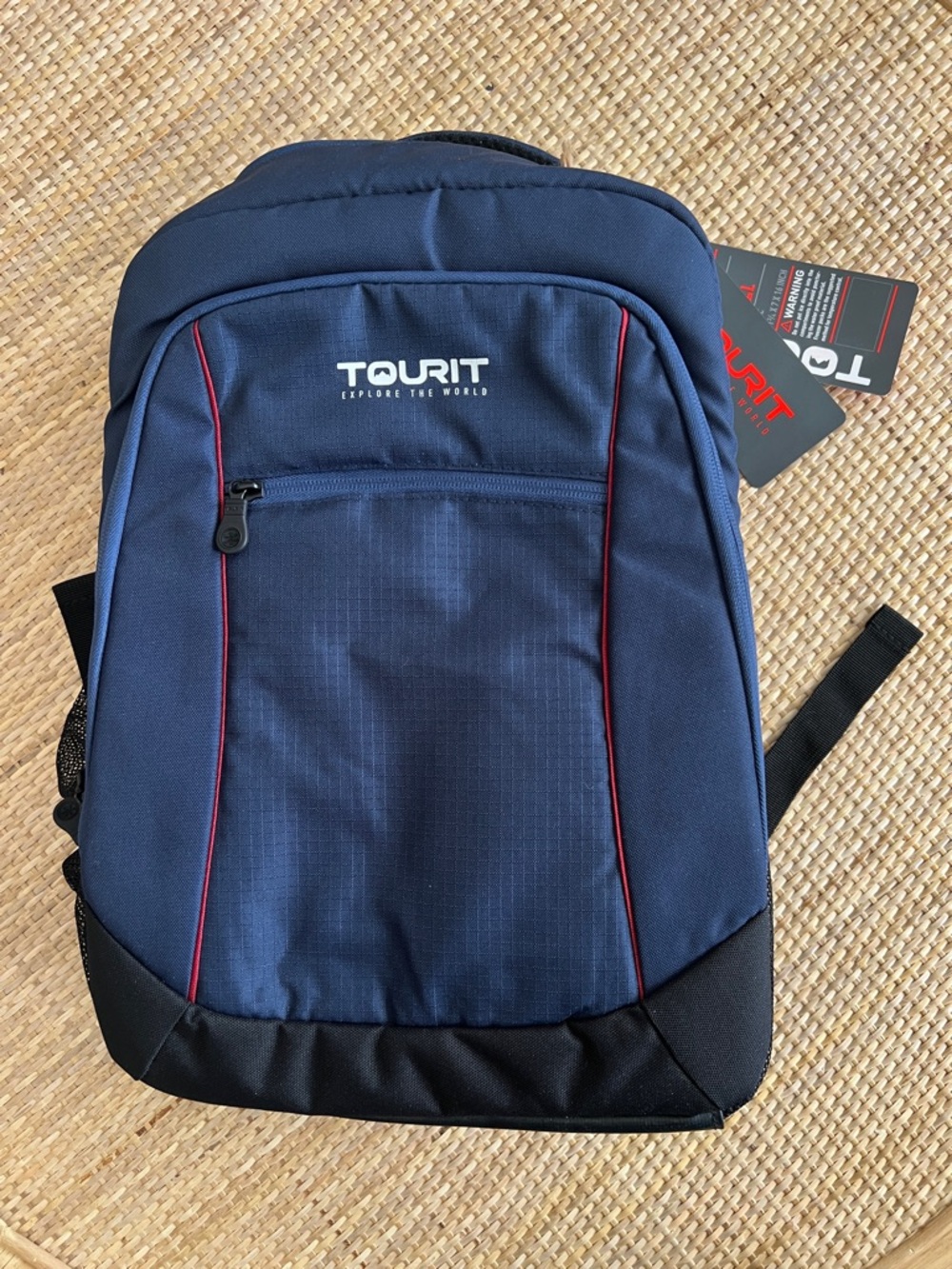 TOURIT Insulated Cooler Backpack lightweight water-resistant 22 Liter Navy NEW